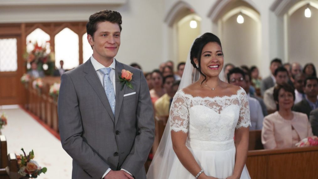 Jane the Virgin - Brett Dier as Michael and Gina Rodriguez as Jane