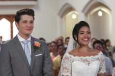 Jane the Virgin - Brett Dier as Michael and Gina Rodriguez as Jane