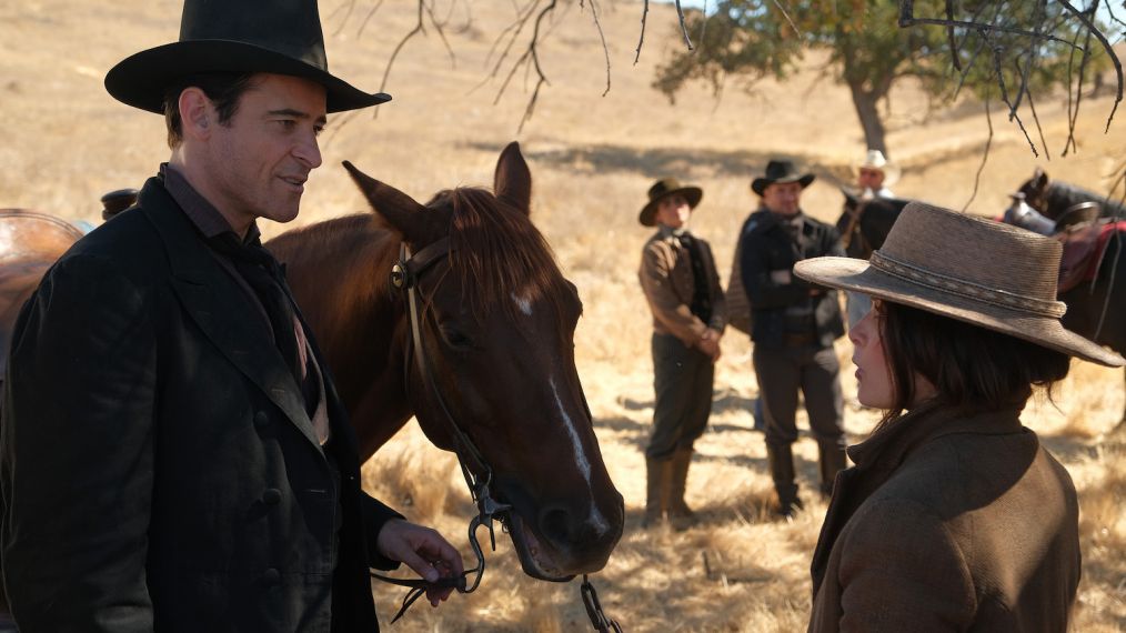 Goran Visnjic as Garcia Flynn, Abigail Spencer as Lucy Preston in Timeless - Season 2