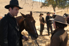 Goran Visnjic as Garcia Flynn, Abigail Spencer as Lucy Preston in Timeless - Season 2