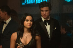 Camila Mendes as Veronica and Charles Melton as Reggie in Riverdale - 'Chapter Forty-Two: The Man in Black'