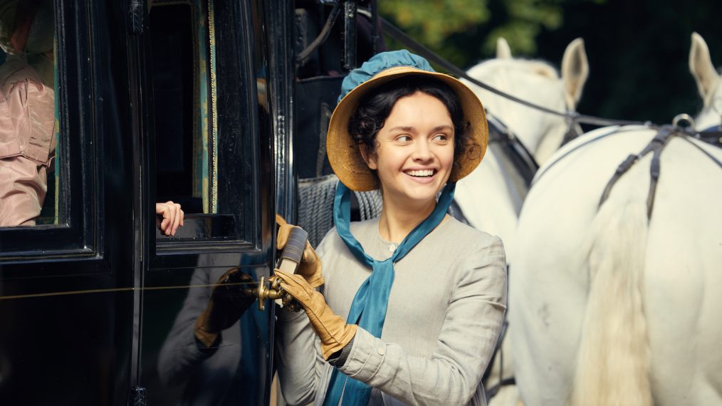 Olivia Cooke as Becky Sharp in Vanity Fair