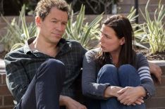 Dominic West as Noah and Maura Tierney as Helen in The Affair