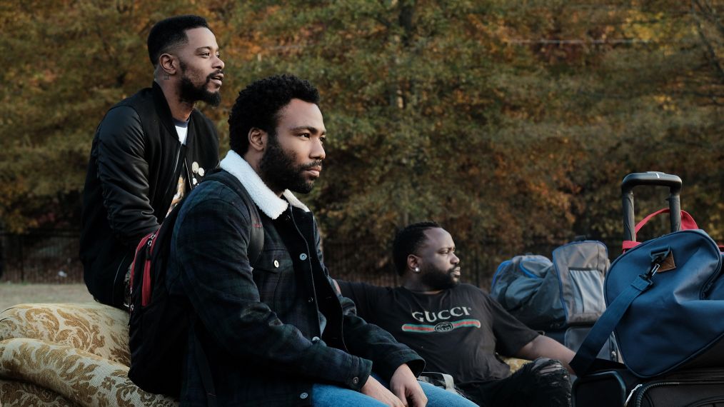 Lakeith Stanfield, Donald Glover, and Brian Tyree Henry in Atlanta