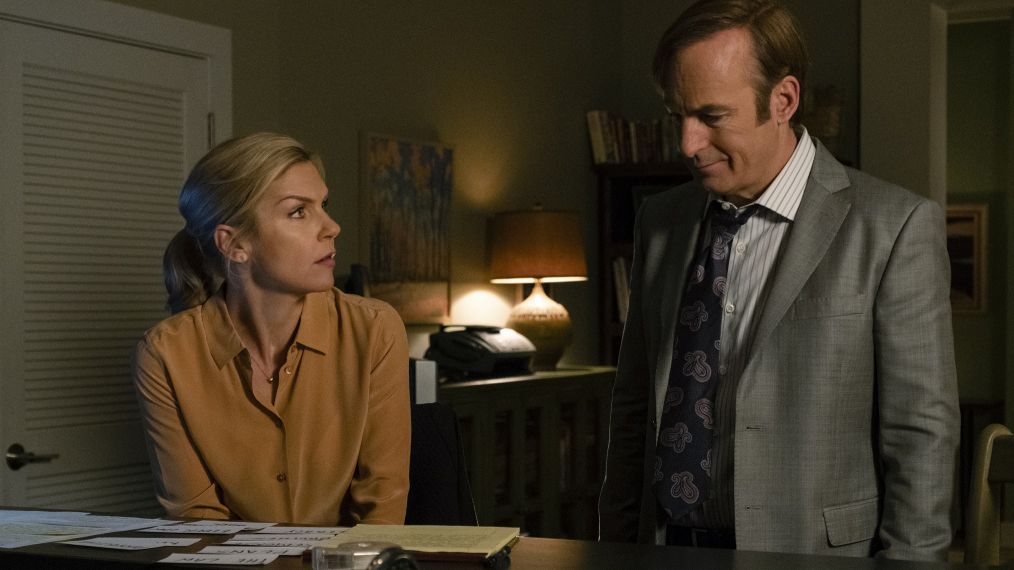 Rhea Seehorn and Bob Odenkirk in Better Call Saul