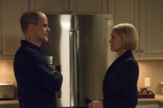 Michael Kelly and Robin Wright in House of Cards