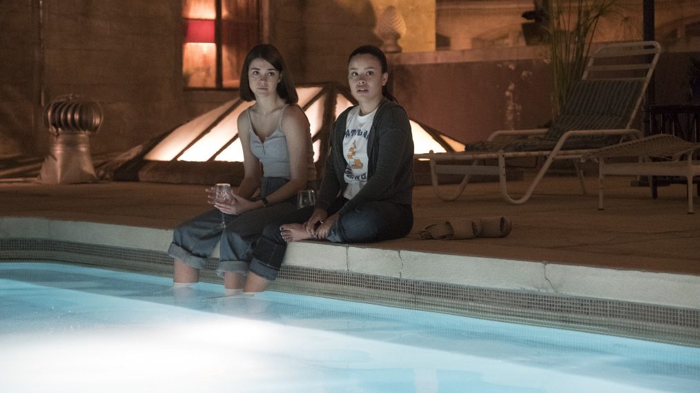 Maia Mitchell and Cierra Ramirez in Good Trouble