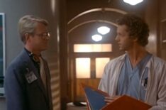 Ed Begley Jr. and David Morse in St. Elsewhere