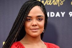 Tessa Thompson attends the 2018 MTV Movie And TV Awards