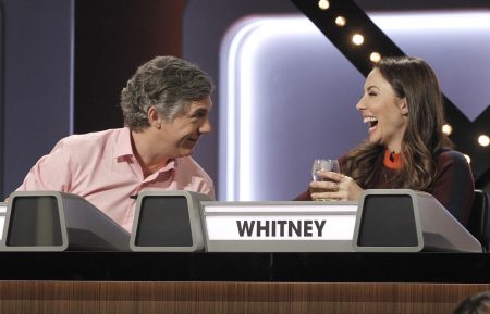 Chris Parnell and WHITNEY Whitney Cummings on Match Game