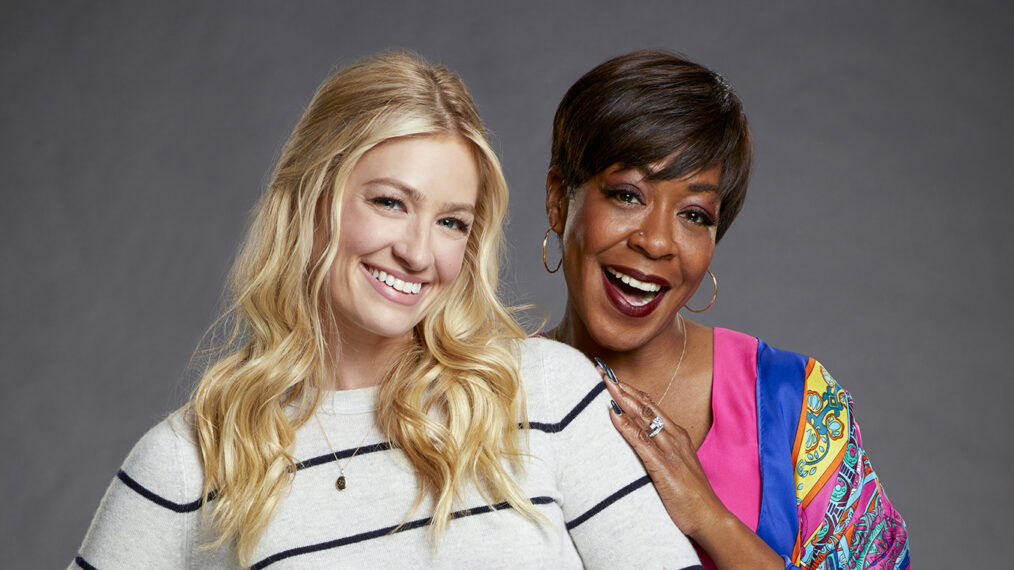 Beth Behrs and Tichina Arnold in The Neighborhood