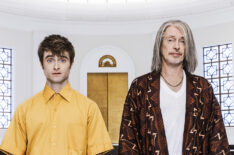 Daniel Radcliffe and Steve Buscemi in Miracle Workers