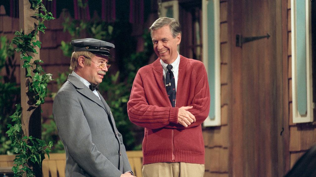 David Newell and Fred Rogers in Mister Rogers' Neighborhood.