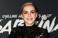 Kiernan Shipka attends the premiere of Netflix's 'Chilling Adventures Of Sabrina'