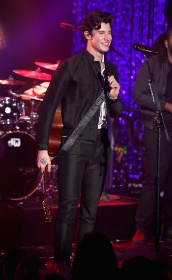 Shawn Mendes performs onstage during Dick Clark's New Year's Rockin' Eve