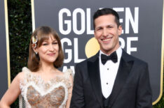 76th Annual Golden Globe Awards - Joanna Newsom and host Andy Samberg