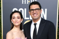 76th Annual Golden Globe Awards - Emmy Rossum and Sam Esmail