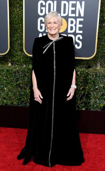 Glenn Close attends the 76th Annual Golden Globe Awards on January 6, 2019