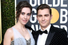 Alison Brie and Dave Franco attend the 76th Annual Golden Globe Awards