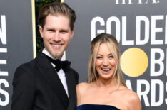 76th Annual Golden Globe Awards - Karl Cook and Kaley Cuoco