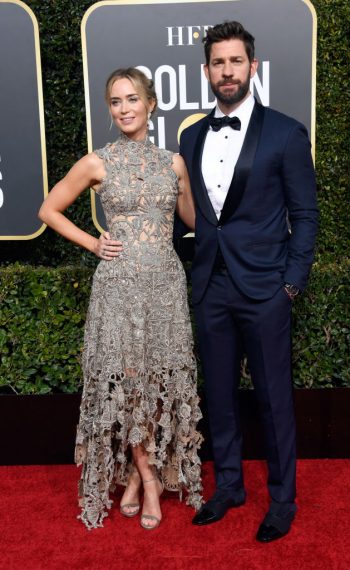 76th Annual Golden Globe Awards - Emily Blunt and John Krasinski