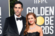 76th Annual Golden Globe Awards - Sacha Baron Cohen and Isla Fisher