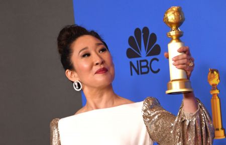 Sandra Oh at the 2019 Golden Globes