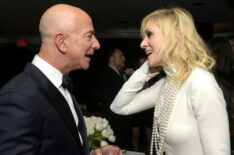 Jeff Bezos and Judith Light attend the Amazon Prime Video's Golden Globe Awards After Party