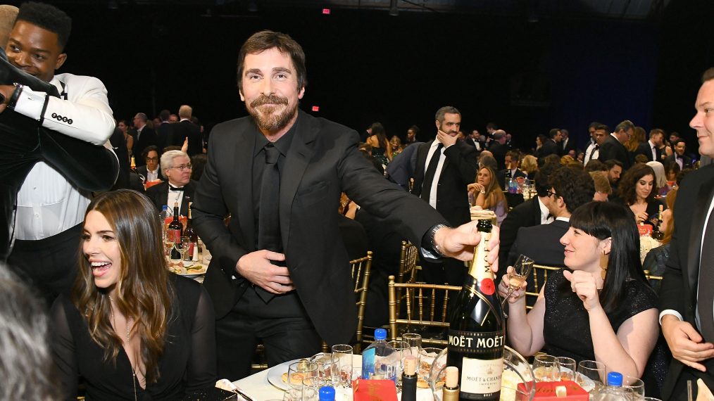 Christian Bale at Claire Foy Accepts The #SeeHer Award At The 24th Annual Critics' Choice Awards