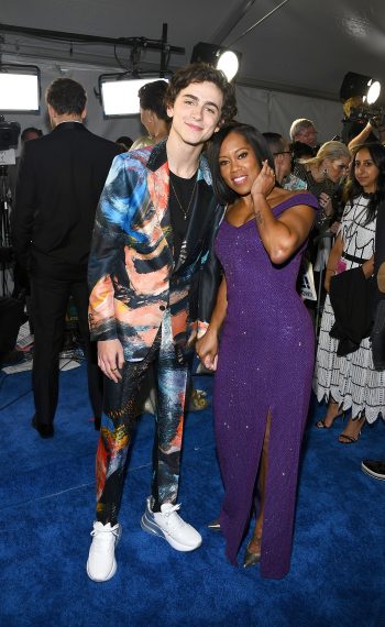 Timothee Chalamet and Regina King - 24th Annual Critics' Choice Awards