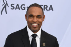 Jason George arrives for the 25th Annual Screen Actors Guild Awards in January 2019