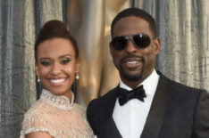 Ryan Michelle Bathe and Sterling K. Brown attend the 25th Annual Screen Actors Guild Awards in 2019