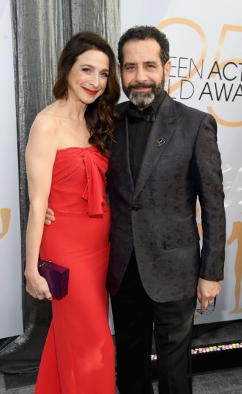Marin Hinkle and Tony Shalhoub attend the 25th Annual Screen Actors Guild Awards