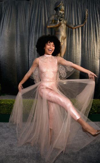 Yara Shahidi attends the 25th Annual Screen Actors Guild Awards