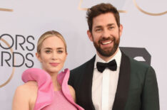 Emily Blunt and John Krasinski attend the 25th Annual Screen Actors Guild Awards