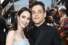 Rachel Brosnahan and Rami Malek attend the 25th Annual Screen Actors Guild Awards