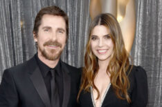 Christian Bale and Sibi Blazic attend the 25th Annual Screen Actors Guild Awards