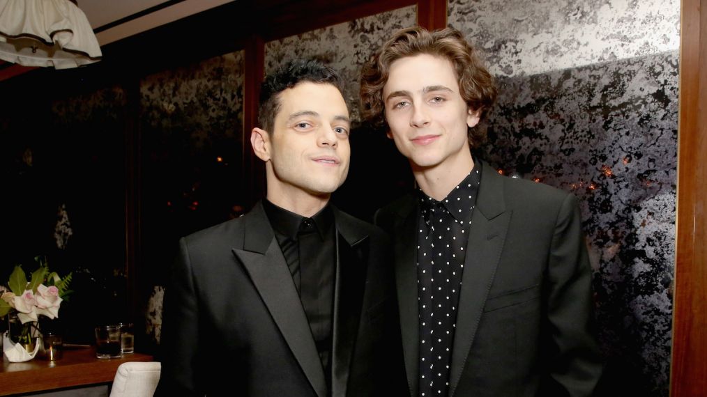 Rami Malek and Timothée Chalamet attend Netflix 2019 SAG Awards After Party