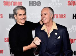 Michael Imperioli and Tony Sirico attend the "The Sopranos" 20th Anniversary Panel Discussion