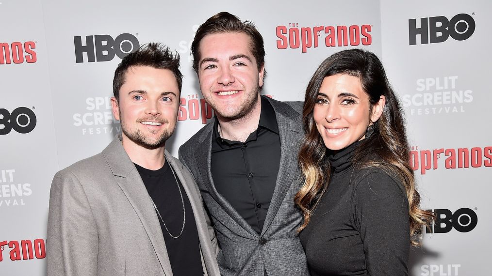 Robert Iler, Michael Gandolfini and Jamie-Lynn Sigler attend the 