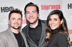 Robert Iler, Michael Gandolfini and Jamie-Lynn Sigler attend the 'The Sopranos' 20th Anniversary Panel Discussion