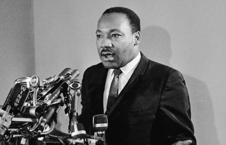 Dr. King At Press Conference