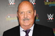 Gene Okerlund attends the WWE screening of 'Legends' House'