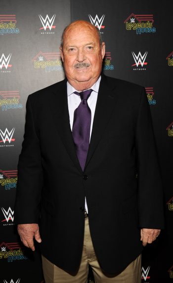 Gene Okerlund attends the WWE screening of 'Legends' House'