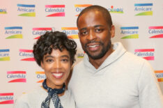 Jazmyn Simon and Dulé Hill