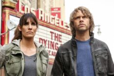 Daniela Ruah as Kensi Blye and Eric Christian Olsen as Marty Deeks in NCIS: Los Angeles - 'Smokescreen, Part II'