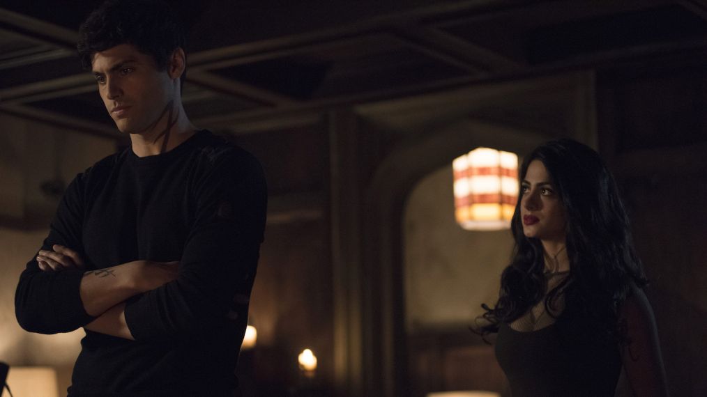 Matthew Daddario and Emeraude Toubia in Shadowhunters - 'Lost Souls'