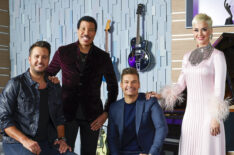 American Idol - Luke Bryan, Lionel Richie, Ryan Seacrest, Katy Perry