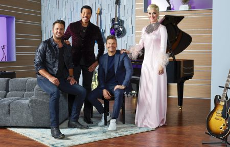 American Idol - Luke Bryan, Lionel Richie, Ryan Seacrest, Katy Perry