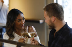 Tayshia Adams and Colton Underwood in The Bachelor